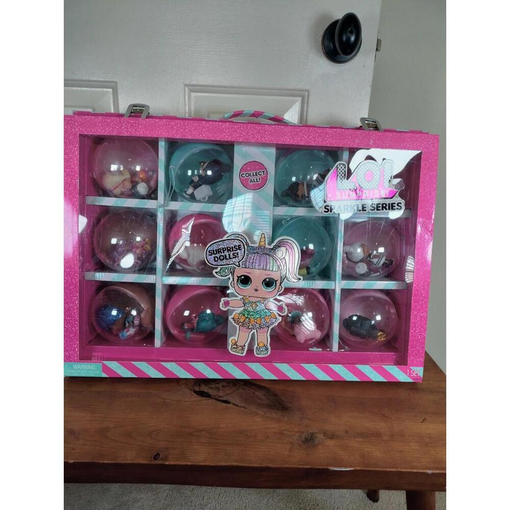 LOL Surprise‎ Sparkle Series Display Set - 12 Surprise Dolls - EUC
